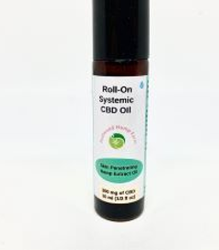 CBD Roll-On Oil in a 10ML roll-on bottle – Full Spectrum – 300MG
