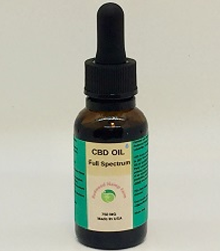 CBD OIL 30 ML- Full Spectrum – Vanilla